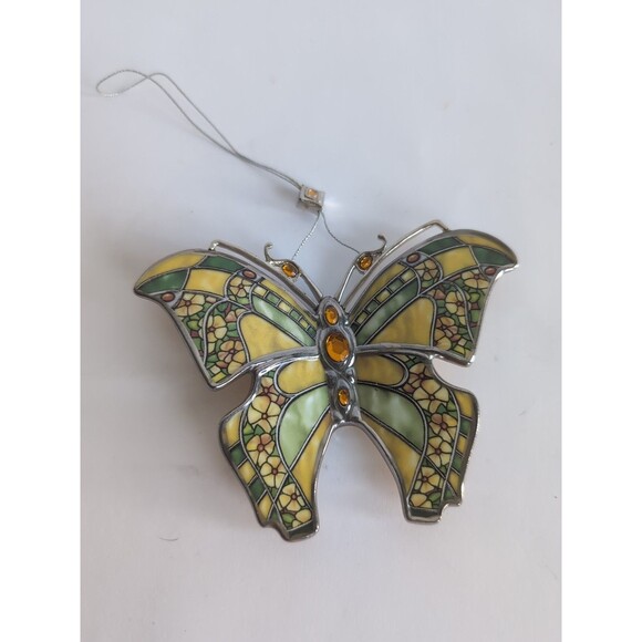 Butterfly Ornament Silken Wings Bradford Heirloom Porcelain Wisteria - Picture 1 of 3